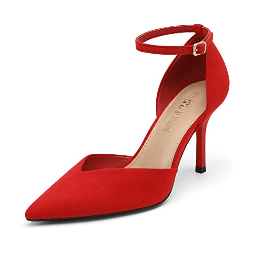 Zapatos Zapatos para niña Tacones Tacones Dina zuecos rojos ante top 