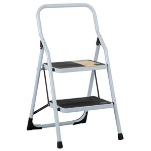  Step Ladders - Taburete plegable portátil de metal, escalera  plegable para el hogar, pedal ancho, escalera interior, verde, 2  especificaciones (tamaño : 4 escalones) : Herramientas y Mejoras del Hogar